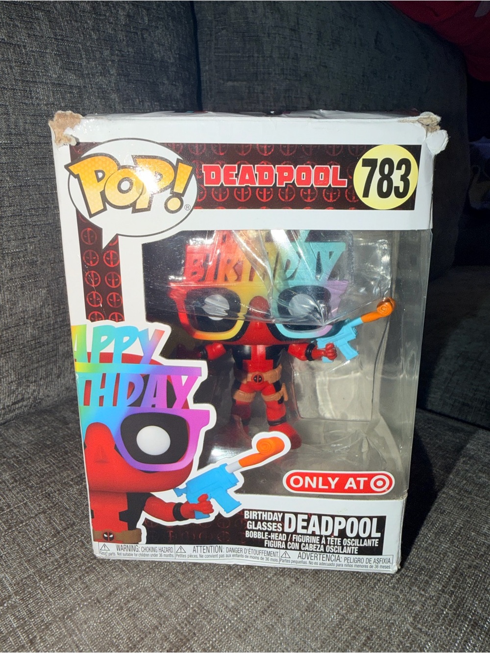 Funko Pop! Marvel Deadpool Birthday Glasses #783